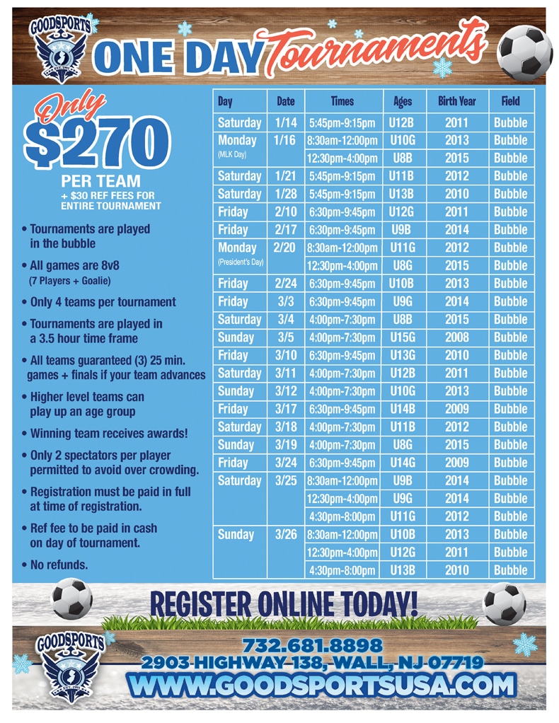 Youth Soccer Tournaments GoodSports USA